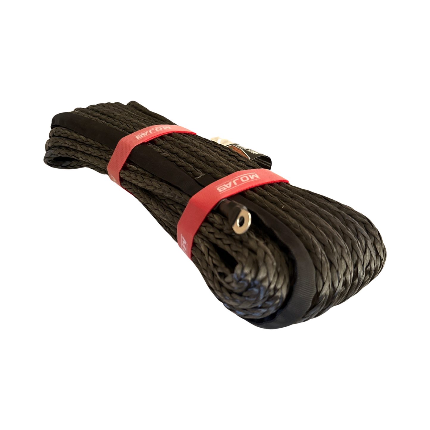 3/8'' x 85' Synthetic Winch Rope with forged winch hook