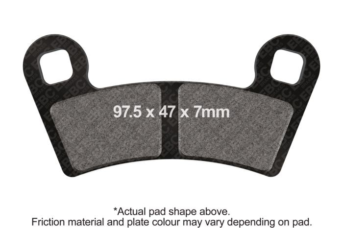 EBC Carbon Graphite Brake Pads ATV - FA456X