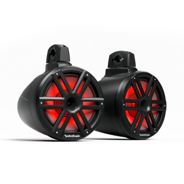 Rockford Fosgate M2 10in. Color Optix 2-Way Horn Loaded Tower Speakers (Pair) - Black (M2WL-10HB)