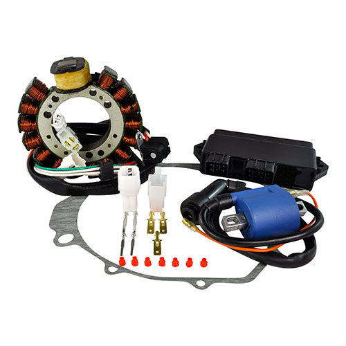 Stator + CDI Box + Ignition Coil + Gasket for Yamaha Warrior 1997-2001