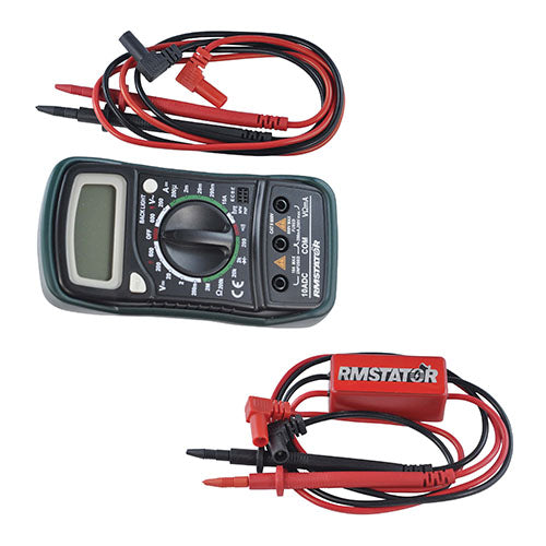 Digital Multimeter + Voltage Peak Reading DVA Adapter