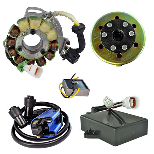 HO Stator 200 W + Regulator + CDI Box + Coil + Flywheel for Yamaha Banshee 1995-1996