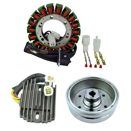 Improved Flywheel + Stator + Voltage Regulator Rectifier for Arctic Cat Trv 2002-2008
