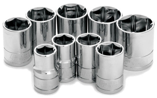 9PC 1/2" Driver Sae Socket Set - W32002