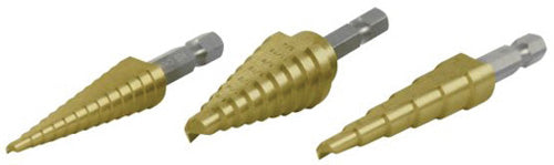 3PC Step Drill Set - W9003