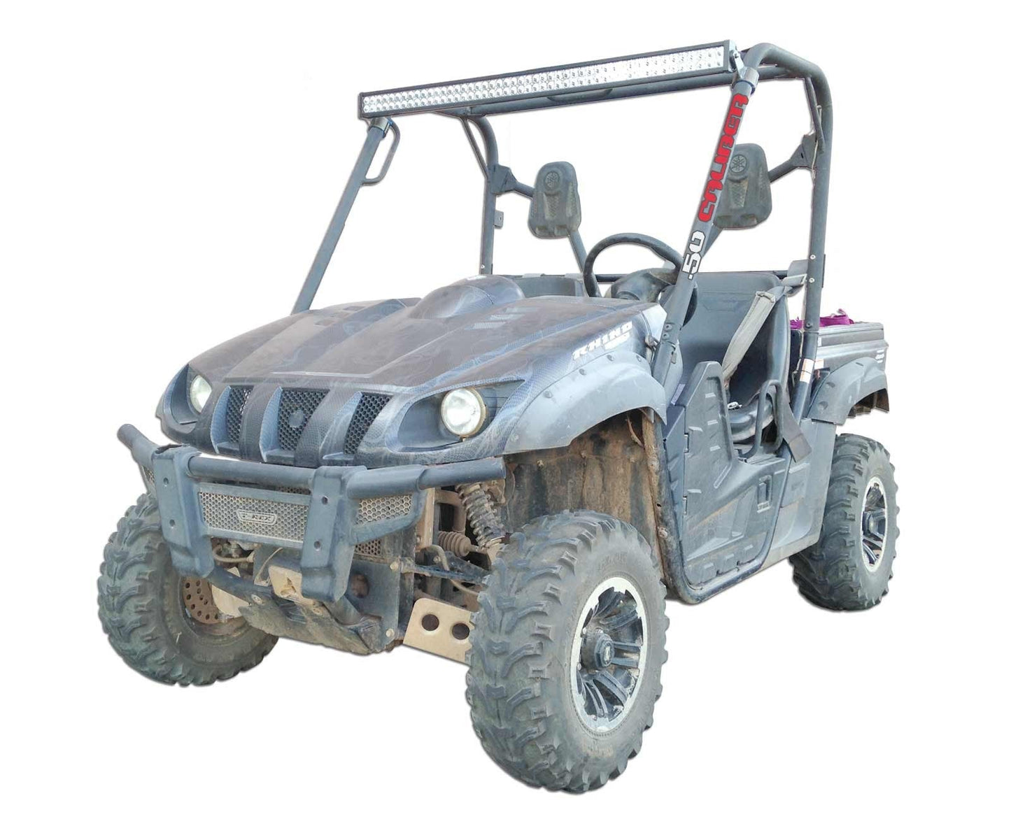 Yamaha Rhino 50 Inch Straight LED Light Bar Bracket Combo