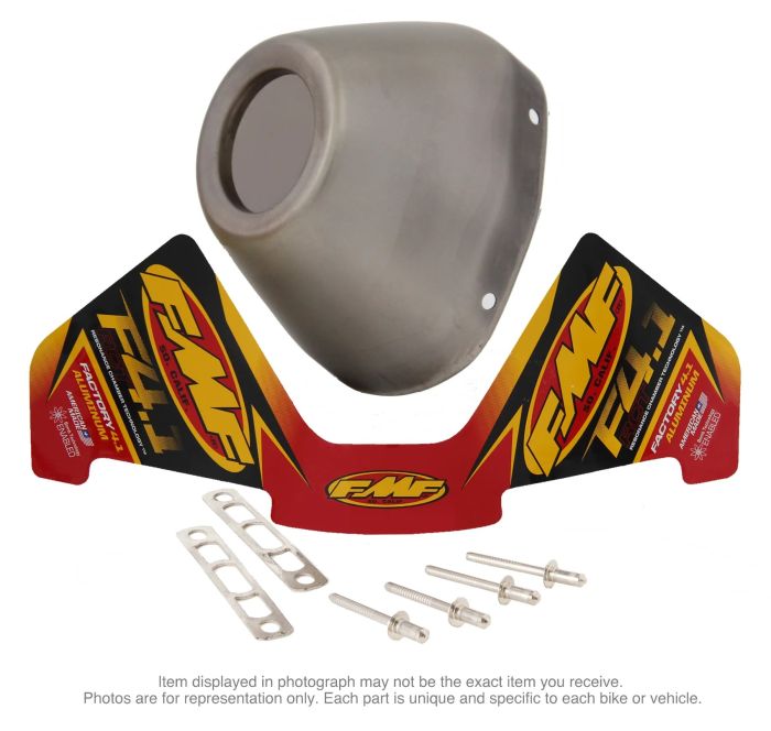 FMF RCT S/S Replacement End Cap Kit - 040641