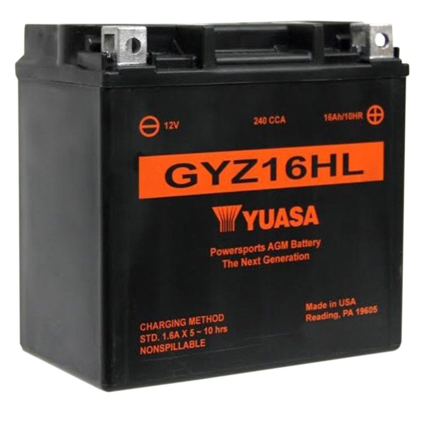 Yuasa Gyz16hl Factory Activated, Maintenance Free - YUAM716GHL