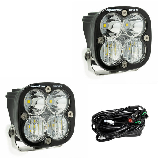 Baja Designs Squadron Sport LED Light Pods | Universal Pair