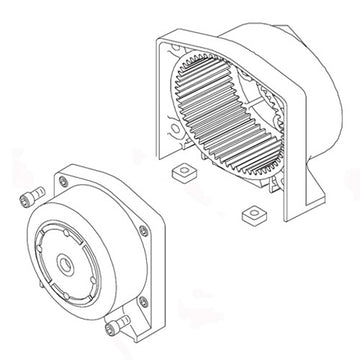 Replacement End Housing and Clutch Assembly for 6212002 Winch - AC-12002J | Bronco
