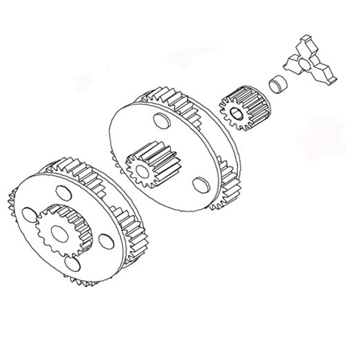 Replacement Gear Kit for 6212002 Winch - AC-12002K | Bronco
