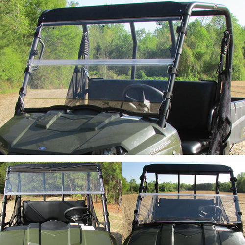 Seizmik Versa-flip Windshield Polaris - 23069