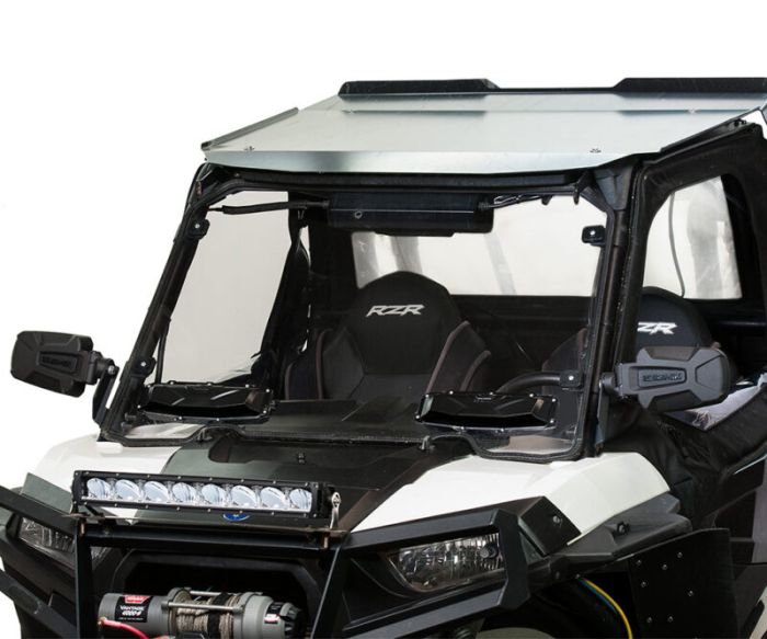 Seizmik Windshield Full-Vented - Scratch Resistant Poly - 50-25035KIT