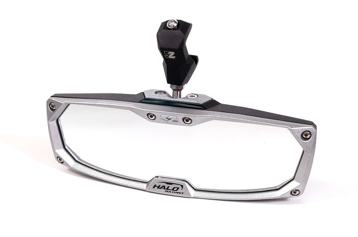 Halo-Ra Cast Rear View Mirror with Cast Aluminum Bezel Pro-Fit - 56-18026 | Seizmik