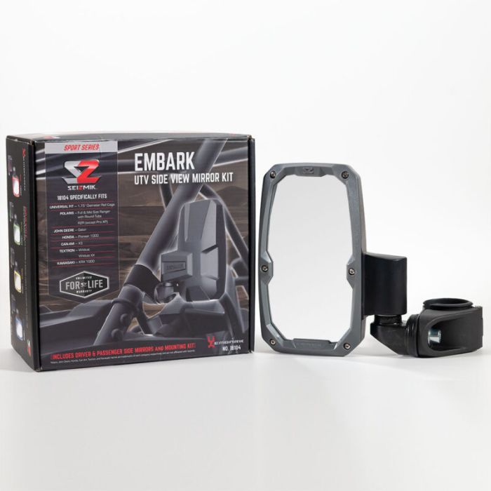 Embark Sideview Mirror with Abs Body & Bezel - 2" & 1.875" - 56-18105 | Seizmik