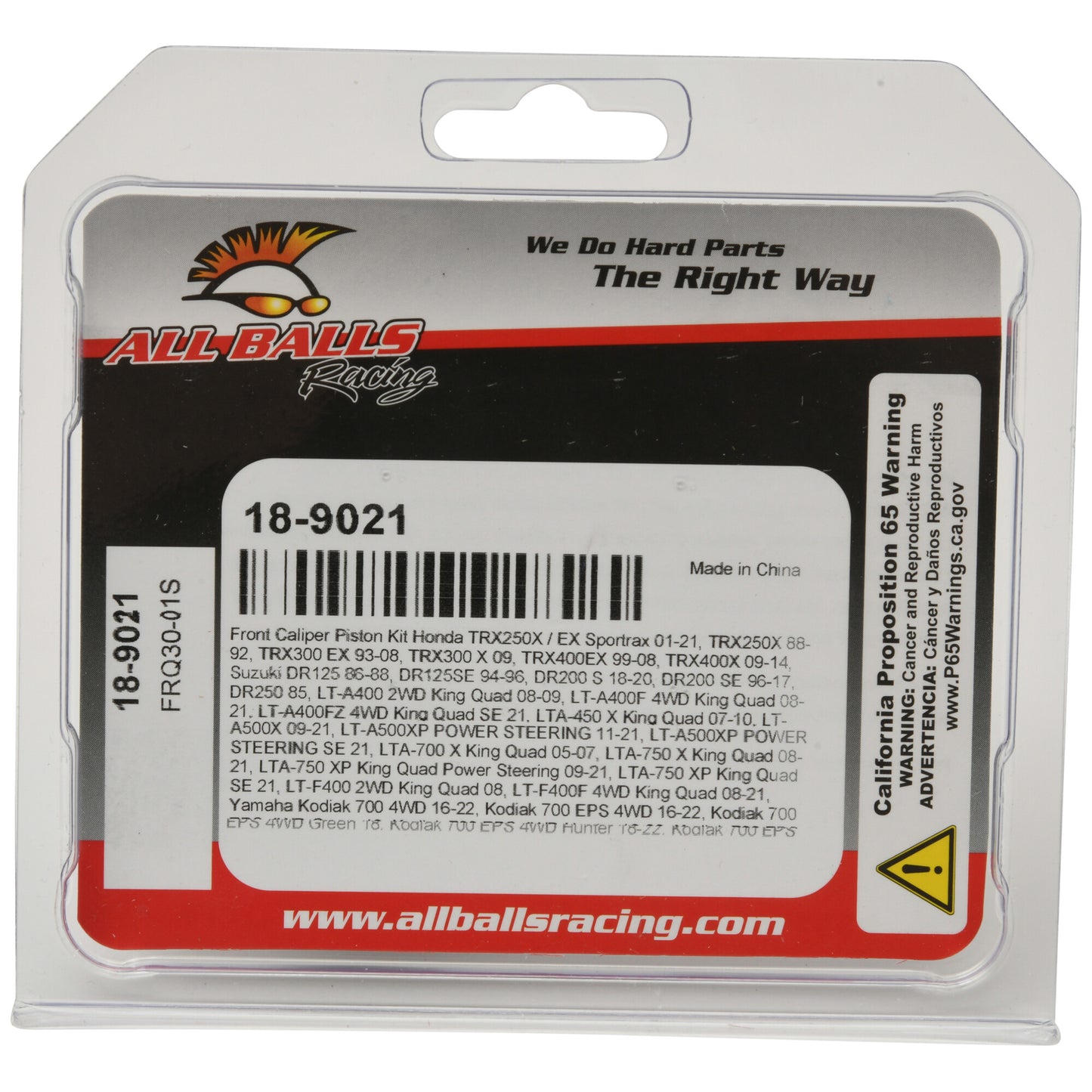 All Balls Brake Caliper Piston Kit — MPN 18-9021