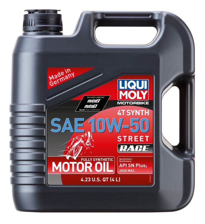 Liqui Moly Motorbike 4T Synth 10W-50 Street Race 4 Liter - 20068