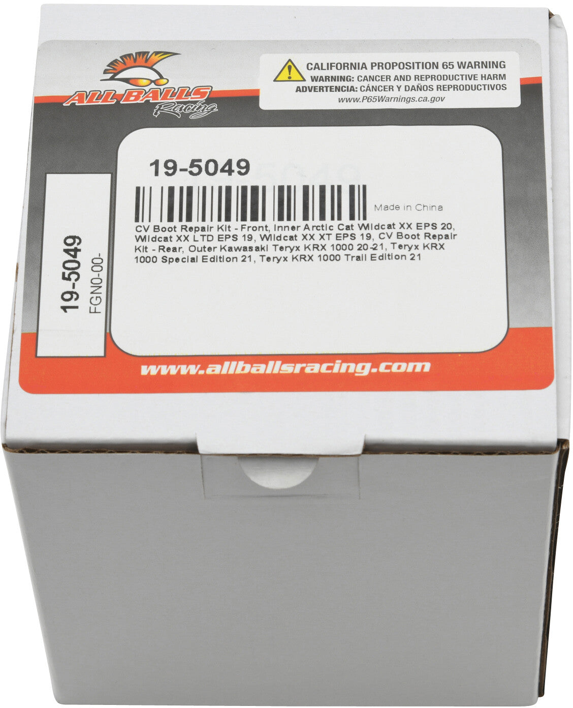 All Balls Cv Boot Kit — MPN 19-5049