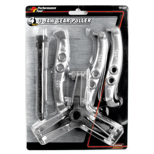 4" Heavy-Duty 3-Jaw Gear Puller - W136P | PT