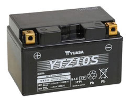 Yuasa YTZ10S Factory Activated Maintenance Free 12 Volt Batt - YUAM7210A