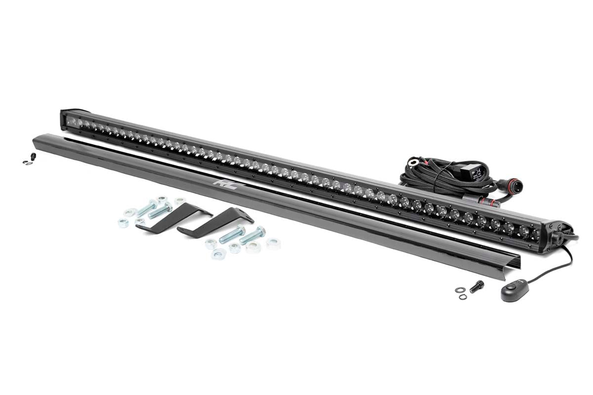 LED Light Kit | Cage Mount | 50" Black Single Row | Honda Pioneer 1000/Pioneer 1000-6