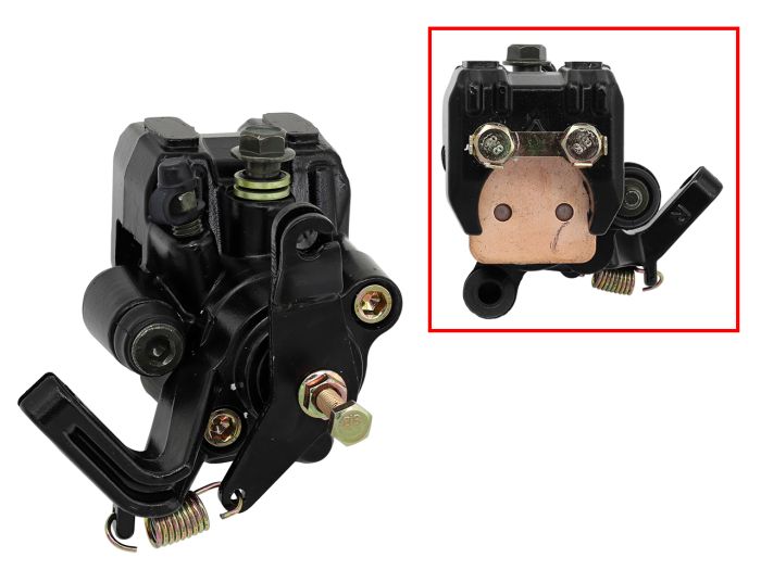 Bronco Brake Caliper, Rear with Brake Pads - AT-05A11