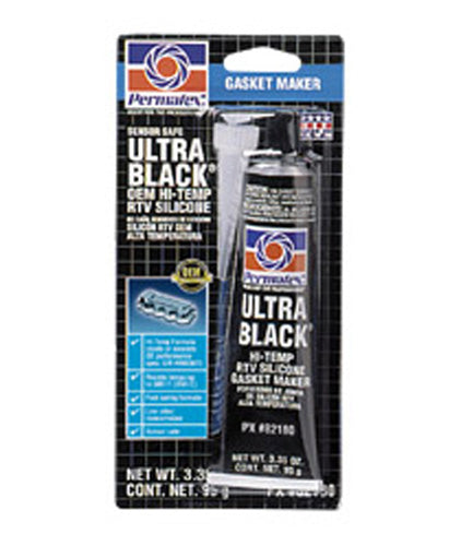 Permatex Ultra Black Gasket Maker 3.35 Oz Tube - 82180 - Image 2