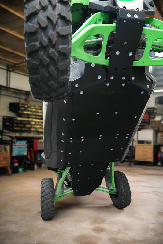 Kawasaki Teryx H2 UHMW Skid Plate and Rock Sliders