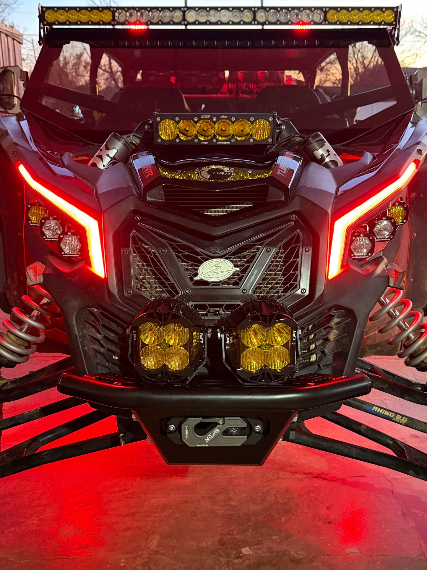 Side By Side / UTV Aluminum Recessed Winch Shackle with Fairlead Kit. (LIFE TIME WARRANTY*)