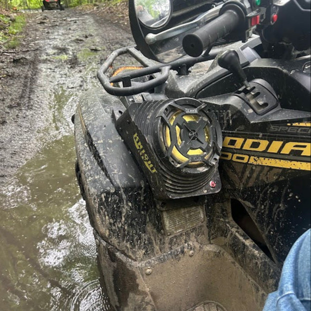 Yamaha Kodiak 700 (16–25) Bluetooth LED ATV Surround Sound System