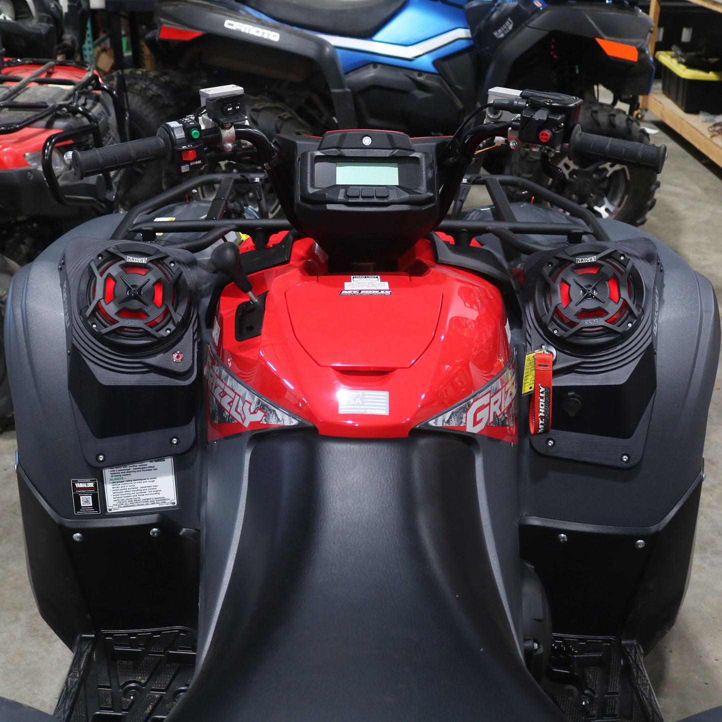 Yamaha Grizzly 700 (16–25) Bluetooth LED ATV Sound System