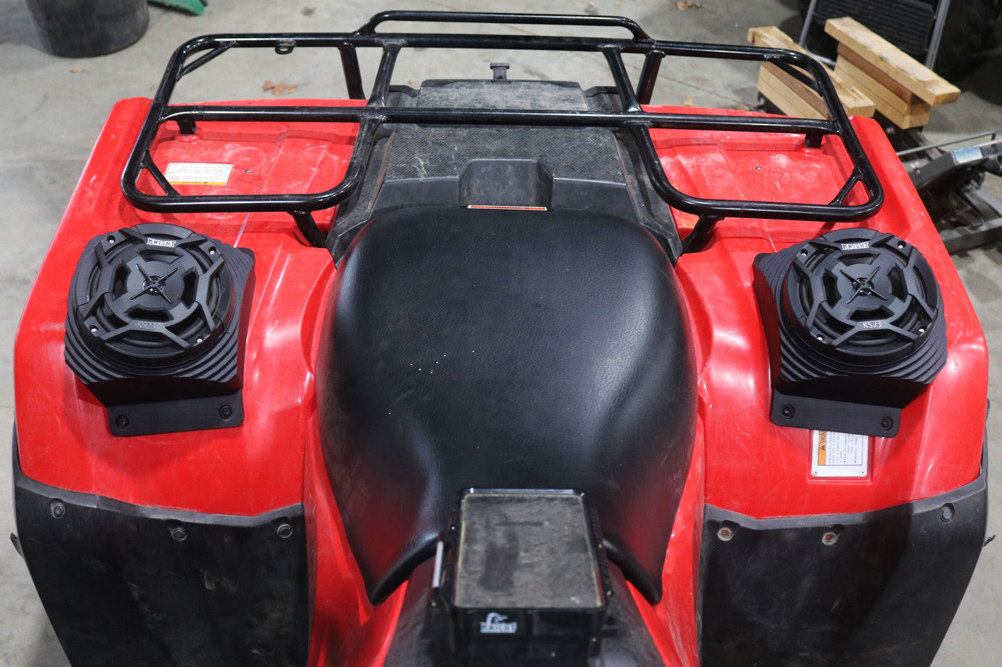 Honda Foreman and Rubicon (14–25) Bluetooth LED Rear ATV Sound System