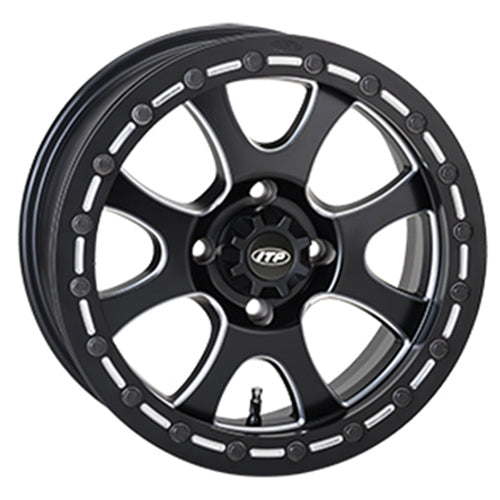 Itp Tsunami Wheel W/ Bead Lock,matte Black (15TSB110BX) - 1522085727B
