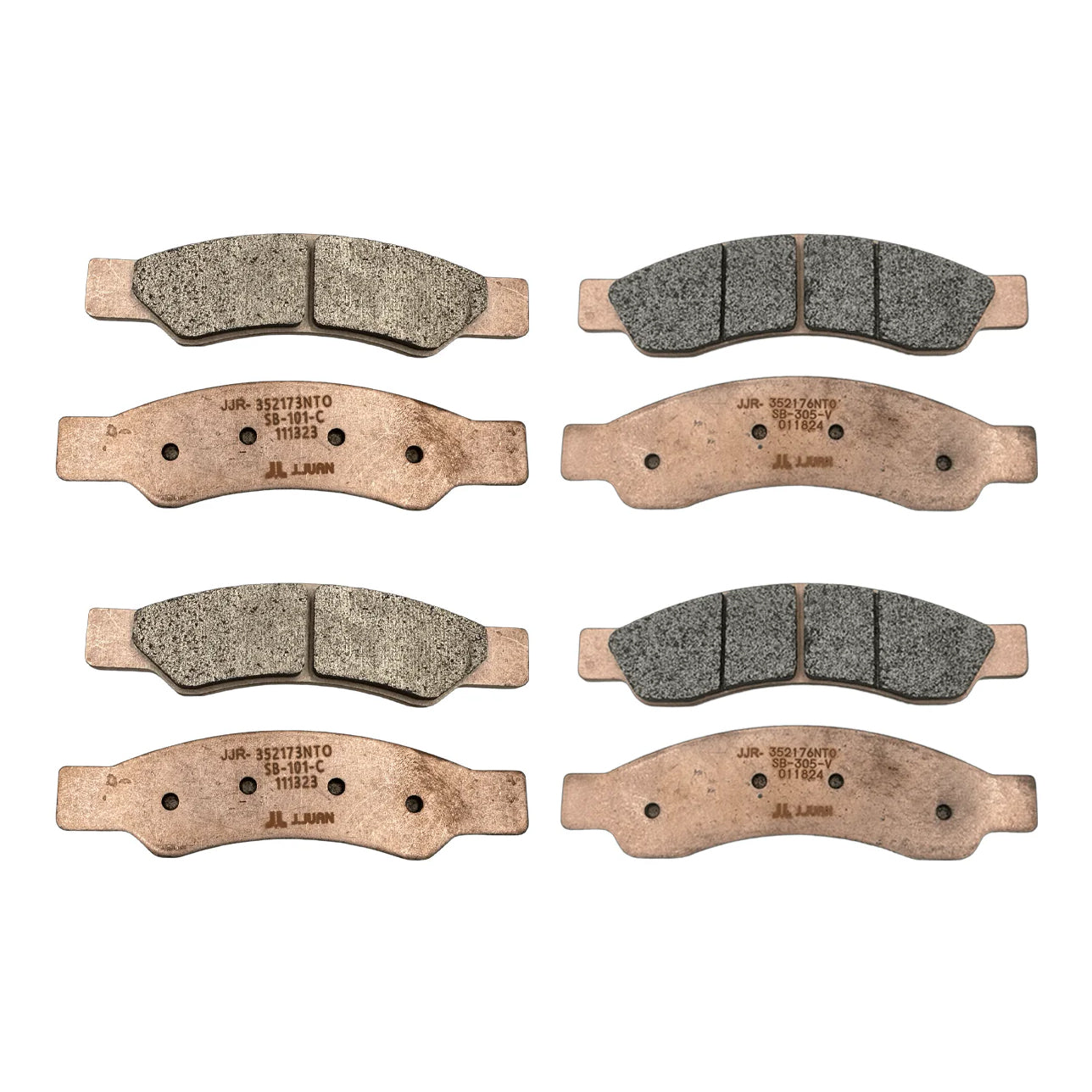 Evolution Powersports J.Juan Upgraded Racing Brake Pad Set for... - Evolution Powersports