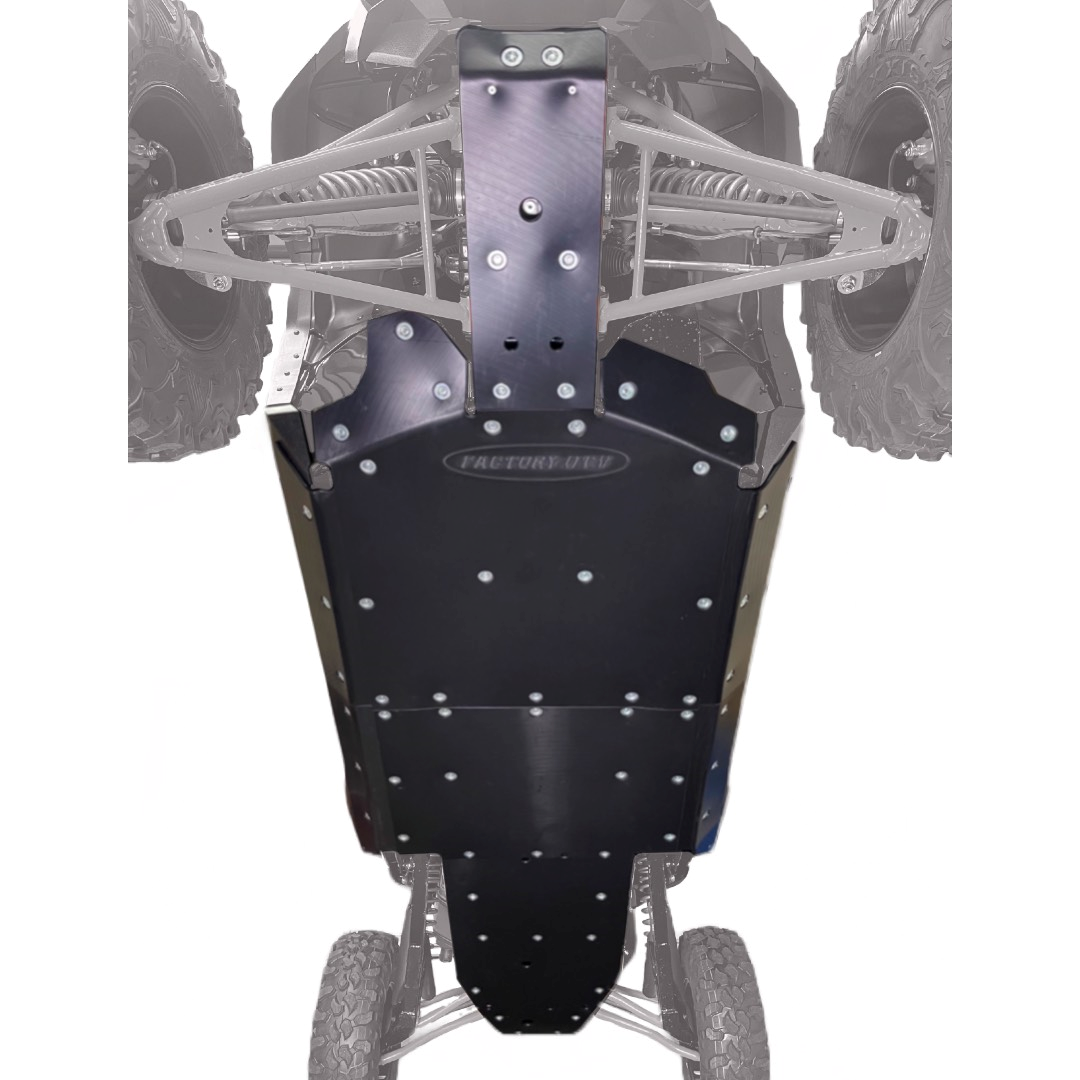 Factory UTV Kawasaki Teryx KRX 4 1000 UHMW Skid Plate and Rock... - Factory UTV