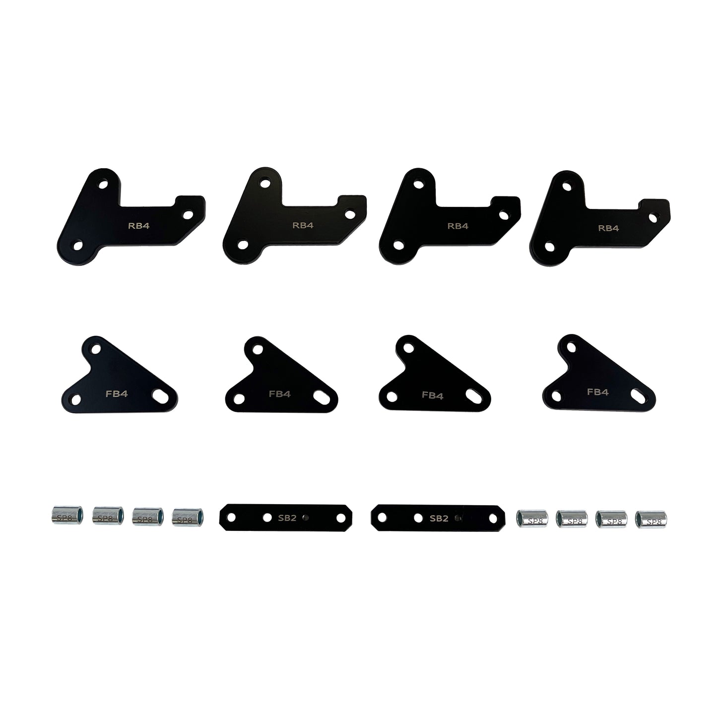 Demon Powersports 2013–2019 Polaris Ranger 900/Diesel/570/1000 Demon Heavy Duty Bracket Lift Kit - Demon Powersports
