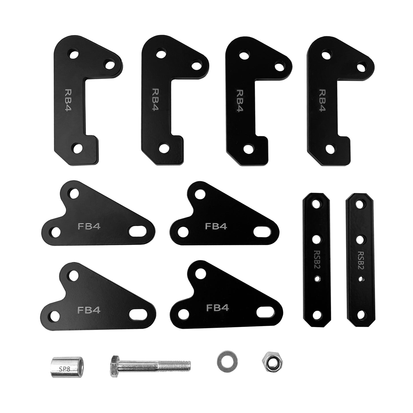 Demon Powersports 2013–2019 Polaris Ranger 1000/900/570 Demon Heavy Duty Bracket Lift Kit - Demon Powersports