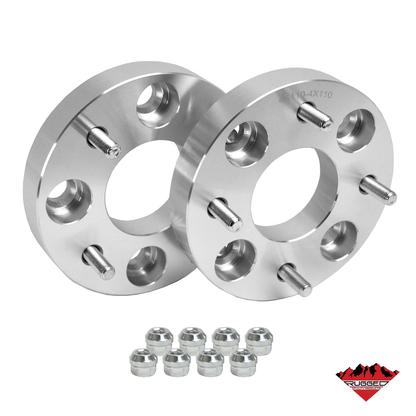 Demon Powersports 1997–2022 Can Am Outlander 400/650/800/400 Max/650 Max/800 Max/1000/450/450 Max, Renegade 800/500/1000, Commander 800/1000, Defender HD10, Maverick Trail 1000, Prairie, KFX400, Mule SX 400/400/KAF400 Front, Rear Rugged Wheel Spacer - Demon Powersports