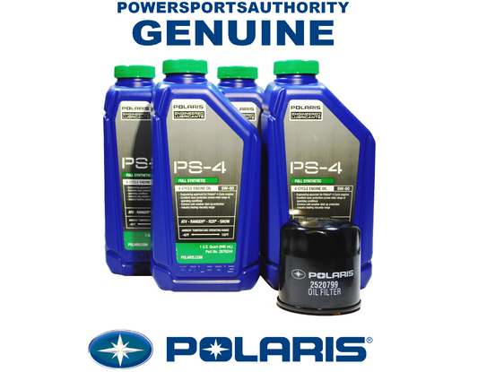 2012 Polaris RZR 4 XP 900 LE EPS Razor OEM PS-4 Oil Change Kit with Filter POL17
