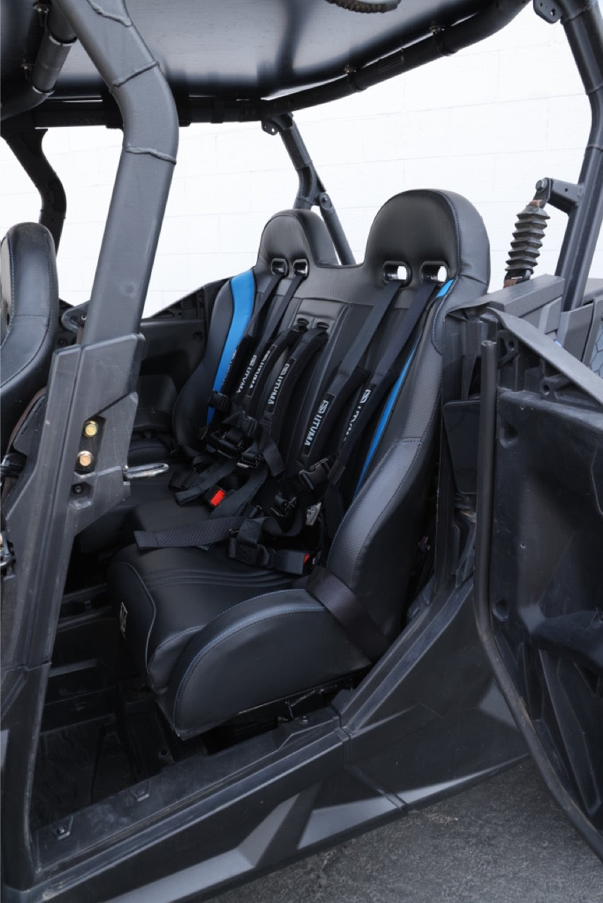 Maverick Sport Max Rear Bench with Harnesses (2019+)