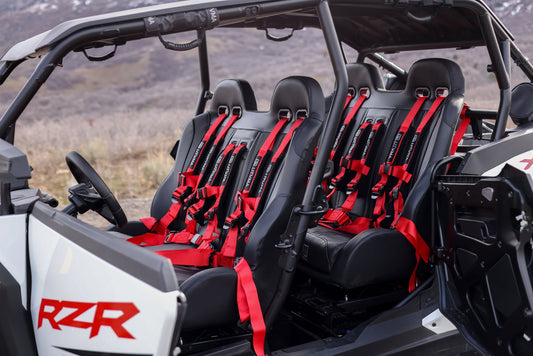 2024+ RZR 1000 Front/Rear Bench Seat W Harnesses 2 and 4 Seater