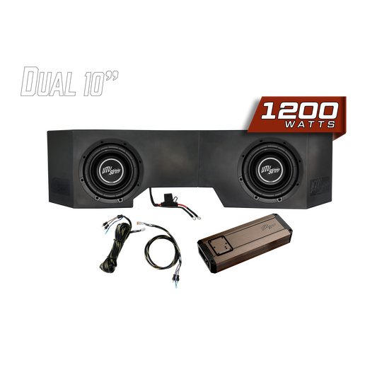 Can-Am® Defender 1200W Dual 10" Subwoofer Kit | UTVS-DEF-SUB-1200-2