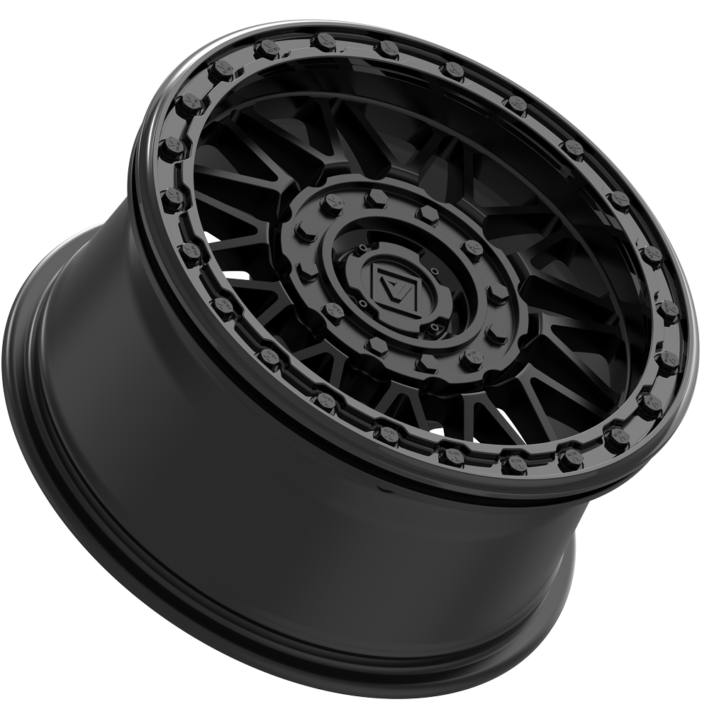V08 BEADLOCK 15X7 +30MM 4X137/4X156 SATIN BLACK