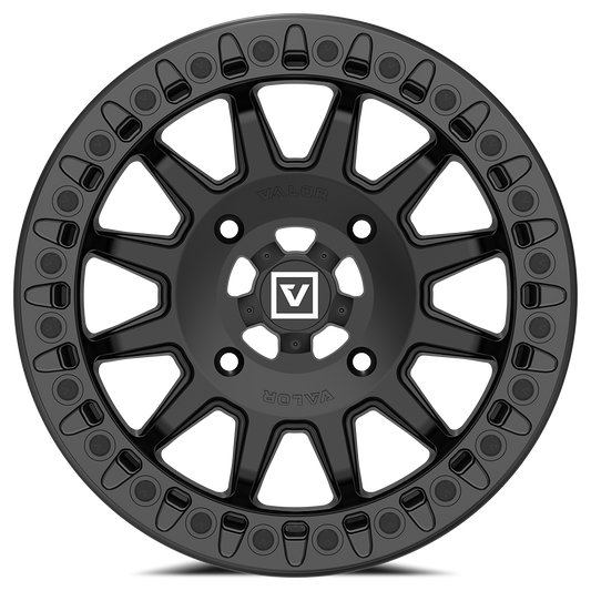 V09 BEADLOCK 15X7 +40 4X156 SATIN BLACK
