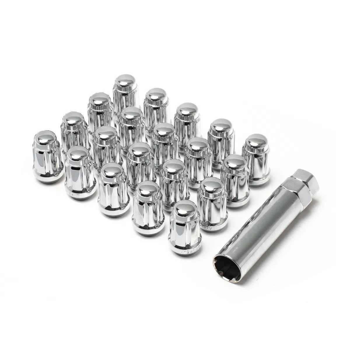 VO Dealer Portal 12X1.50 Spline 5 Lug Kit 1.38" Chrome - VO Dealer Portal