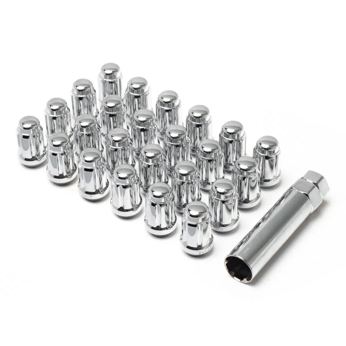 VO Dealer Portal 12X1.50 Spline 6 Lug Kit 1.38" Chrome - VO Dealer Portal