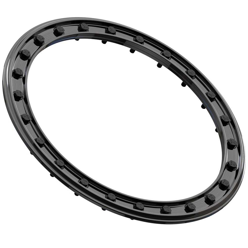 VO Dealer Portal 15" Vbr10 Beadlock Ring - Brushed Gunmetal - VO Dealer Portal