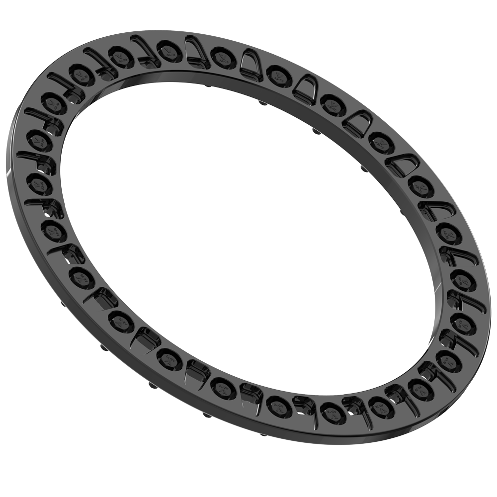 17" VBR30 BEADLOCK RING - GLOSS BLACK