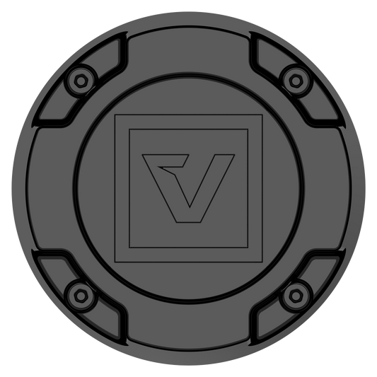 VCAP1 GLOSS BLACK GB LOGO - ABS