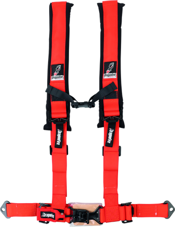 Harness- H-Style- 4-Point- 2in Buckle- Orange (521405)